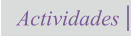 Actividades